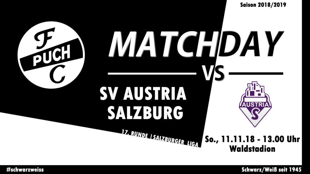 Informationen zum Spiel gegen Austria Salzburg